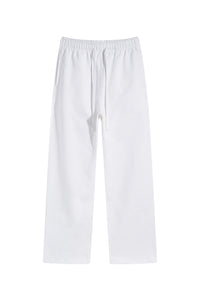 White Open Leg Jogger