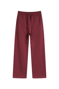 Dark Red Open Leg Jogger