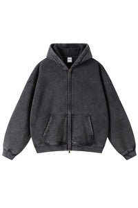 Washed-Black Zip