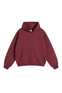 Dark Red Oversize Hoodie